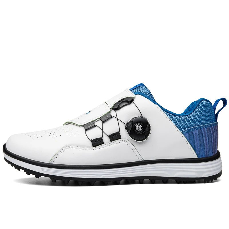 Leather Waterproof Golf Professional Winter Black Men's Golf Shoes for Men - Allen - Fitness