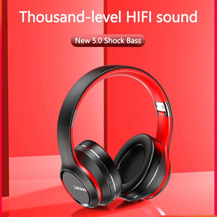 Lenovo HD200 Game speakerphones ear buds wireless gaming headset over - ear bluetooth headphones for mobile earphone with speaker - Allen - Fitness