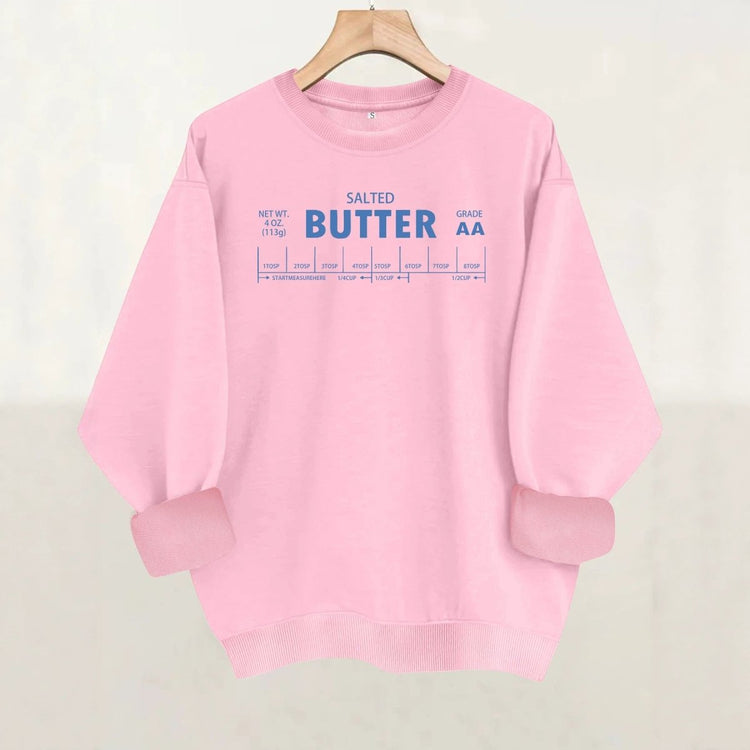 Letter element printed long sleeved fleece sweatshirt - Premium Fitness & Activewear