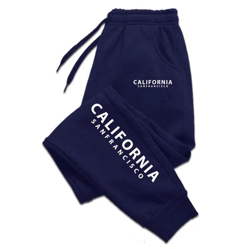 Letter Print Casual Sweatpants - Premium Fitness & Activewear