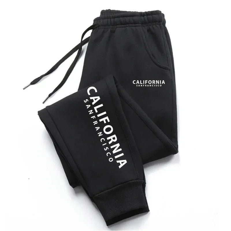 Letter Print Casual Sweatpants - Premium Fitness & Activewear