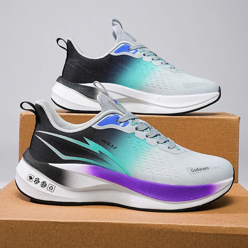 Lightweight Mesh Sports Casual Shoes - Breathable Running for Outdoor Activities, Low Heel Design - Allen-Fitness