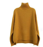 Luxurious Women’s Cashmere Turtleneck Knitted Sweater – Soft, Breathable, Versatile Pullover - Allen-Fitness