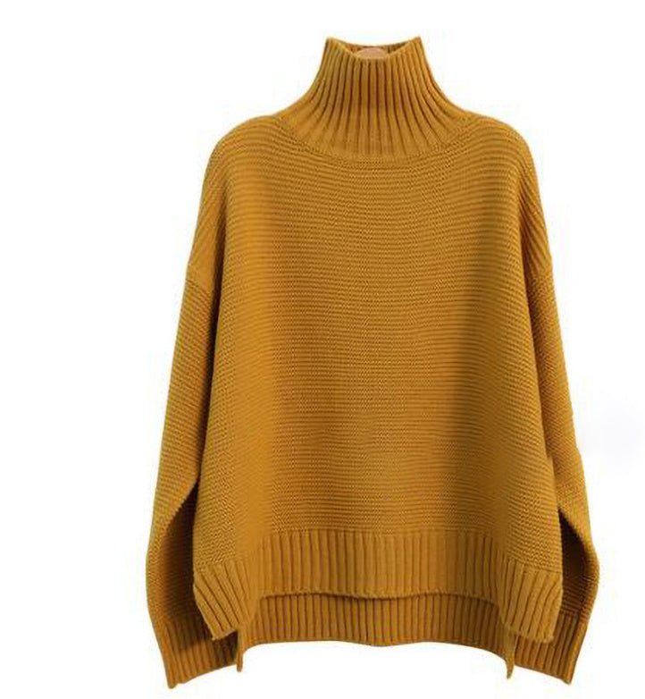 Luxurious Women’s Cashmere Turtleneck Knitted Sweater – Soft, Breathable, Versatile Pullover - Allen - Fitness