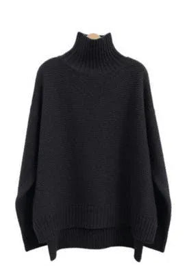 Luxurious Women’s Cashmere Turtleneck Knitted Sweater – Soft, Breathable, Versatile Pullover - Allen-Fitness
