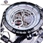 Luxury Waterproof Skeleton Watch for Men - Mechanical Hand Wind Design, Elegant Style - Allen-Fitness