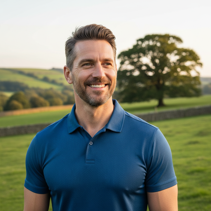 Male athlete testimonial