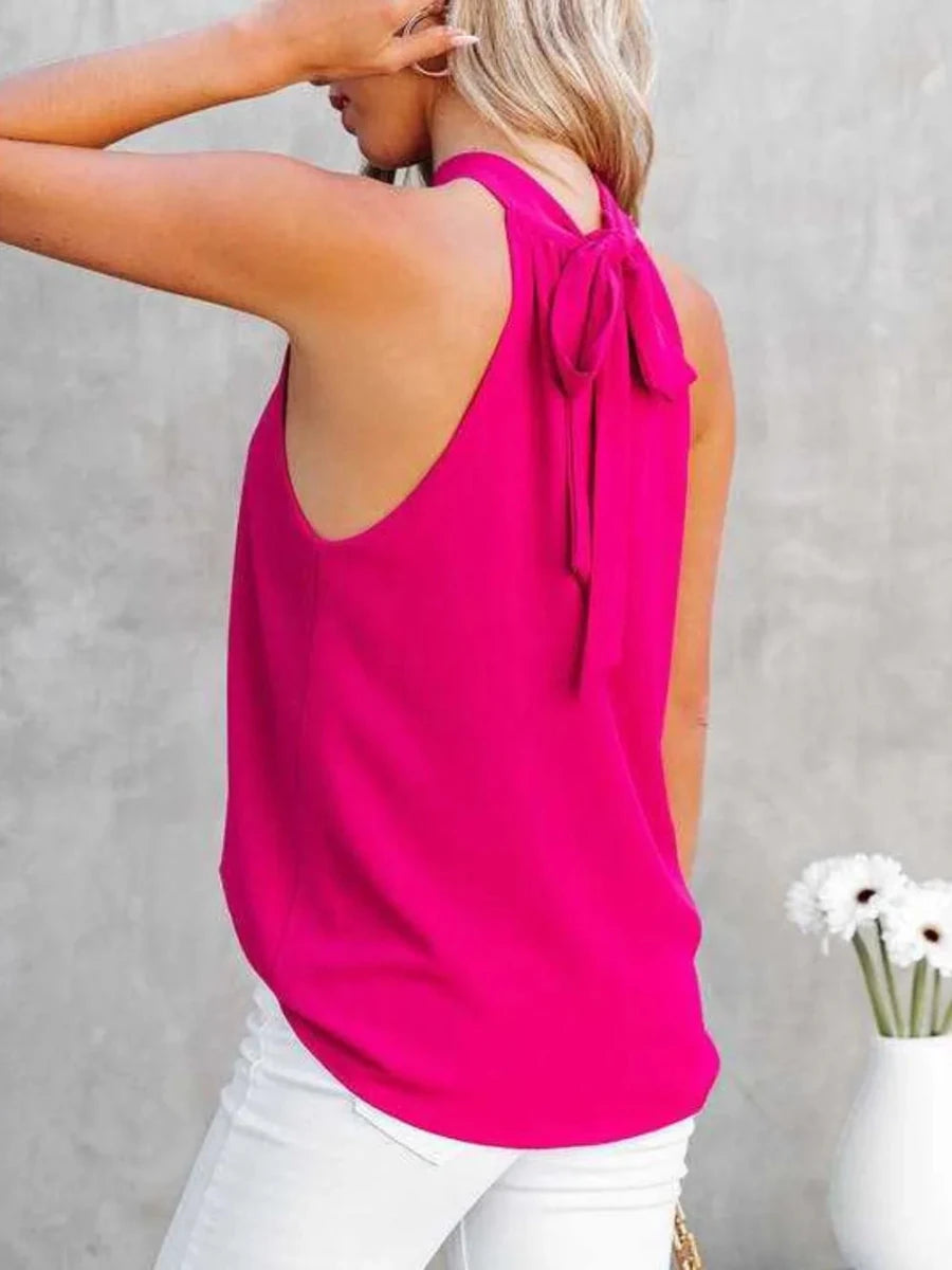 Mandy Cutout Grecian Neck Tank - Premium Fitness &amp; Activewear for Men &amp; Women|UK