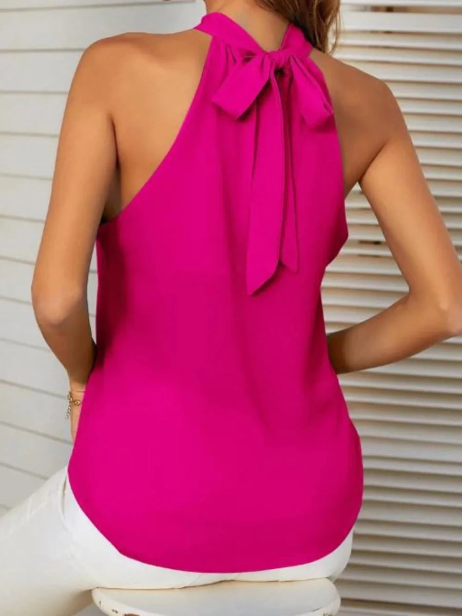 Mandy Cutout Grecian Neck Tank - Premium Fitness &amp; Activewear for Men &amp; Women|UK