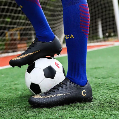 Men Cleats Sports Football Boots and Kids Soccer Shoes - Allen - Fitness