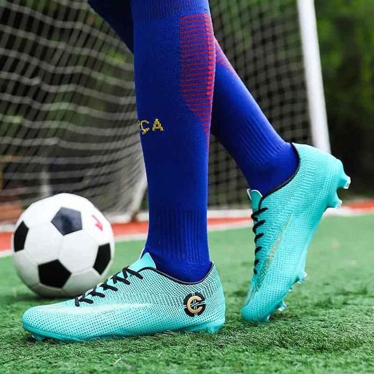 Men Cleats Sports Football Boots and Kids Soccer Shoes - Allen-Fitness