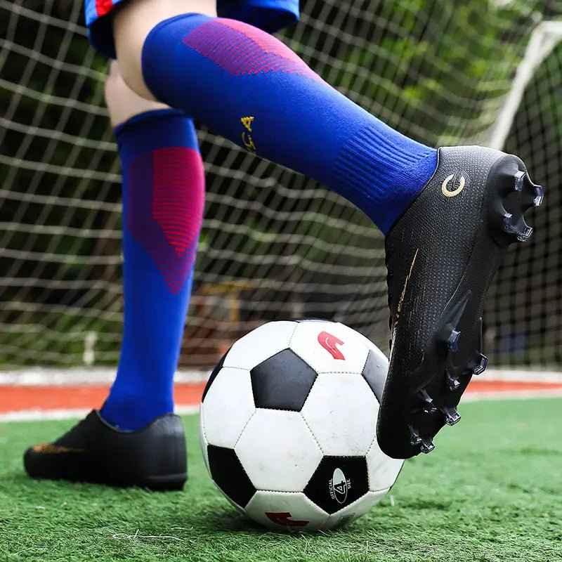 Men Cleats Sports Football Boots and Kids Soccer Shoes - Allen-Fitness