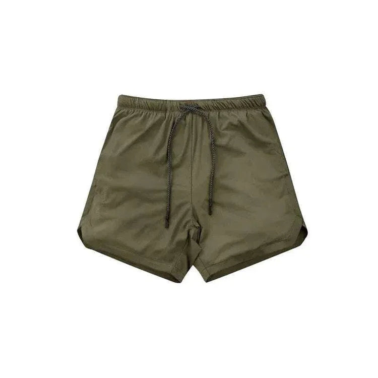 Breathable Gym Shorts for Men - 2 in 1 Lightweight Quick Dry Athletic Shorts with Towel Loop - Allen-Fitness