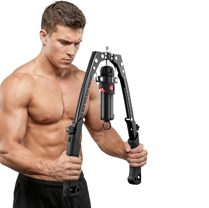 Men's adjustable hydraulic arm strength bar - Premium Fitness & Activewear