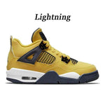 Men's and Women's OG AJ 4 Retro Red Thunder Canvas Retro 4 Shoes - Allen-Fitness