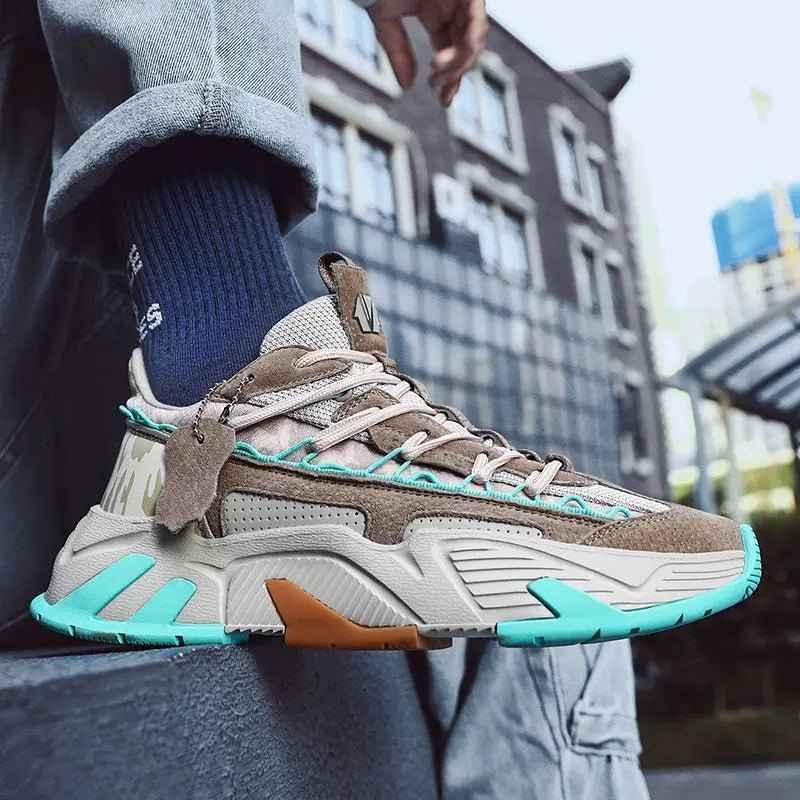 Men's Athletic Walking Style Casual Shoes with Custom Logo - Sneakers for Men - Allen-Fitness