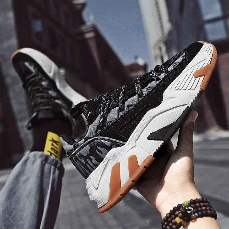 Men's Athletic Walking Style Casual Shoes with Custom Logo - Sneakers for Men - Allen-Fitness