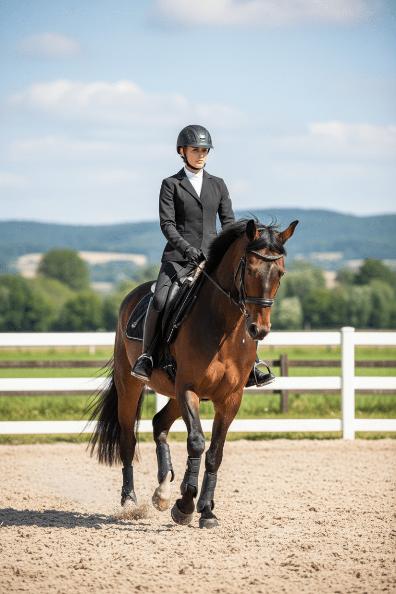 Men's Black Equestrian Jacket Men - Breathable Linen Cotton Blend, Classic Tailored Fit - Allen - Fitness