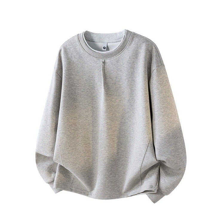 Men's Casual Long Sleeve Crew Neck Pullover Sweatshirt - Premium Fitness & Activewear for Men & Women|UK
