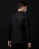 Men's Denim Casual Shirt - Slim Fit Full Sleeve Washed Shirt by Temple Of Denim - Allen-Fitness