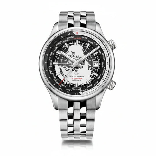 Mens Fully Automatic Mechanical Watch with 100m Water Resistance, Blue &amp; Black Dial Options - Allen-Fitness