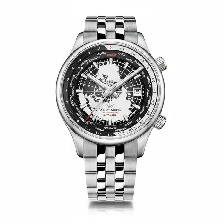 Mens Fully Automatic Mechanical Watch with 100m Water Resistance, Blue & Black Dial Options - Allen-Fitness