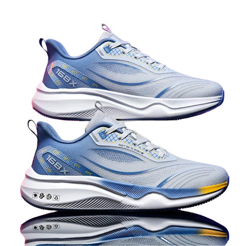 Men's Plus Size Running Shoes - Lightweight Knitted Mesh, Shock - Absorbing Soles for Comfort - Allen - Fitness