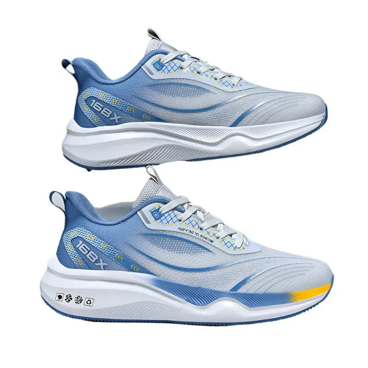 Men's Plus Size Running Shoes - Lightweight Knitted Mesh, Shock-Absorbing Soles for Comfort - Allen-Fitness