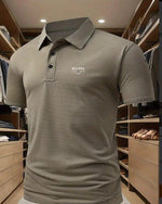 Men's Short Sleeve Polo Shirt with Printed Design, Loose Fit in Various Colors and Sizes S-6XL - Allen-Fitness