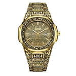 Men's Retro Watch ONOLA 3808 Waterproof Quartz with Steel Strip and Custom Muslim Azan Feature - Allen-Fitness