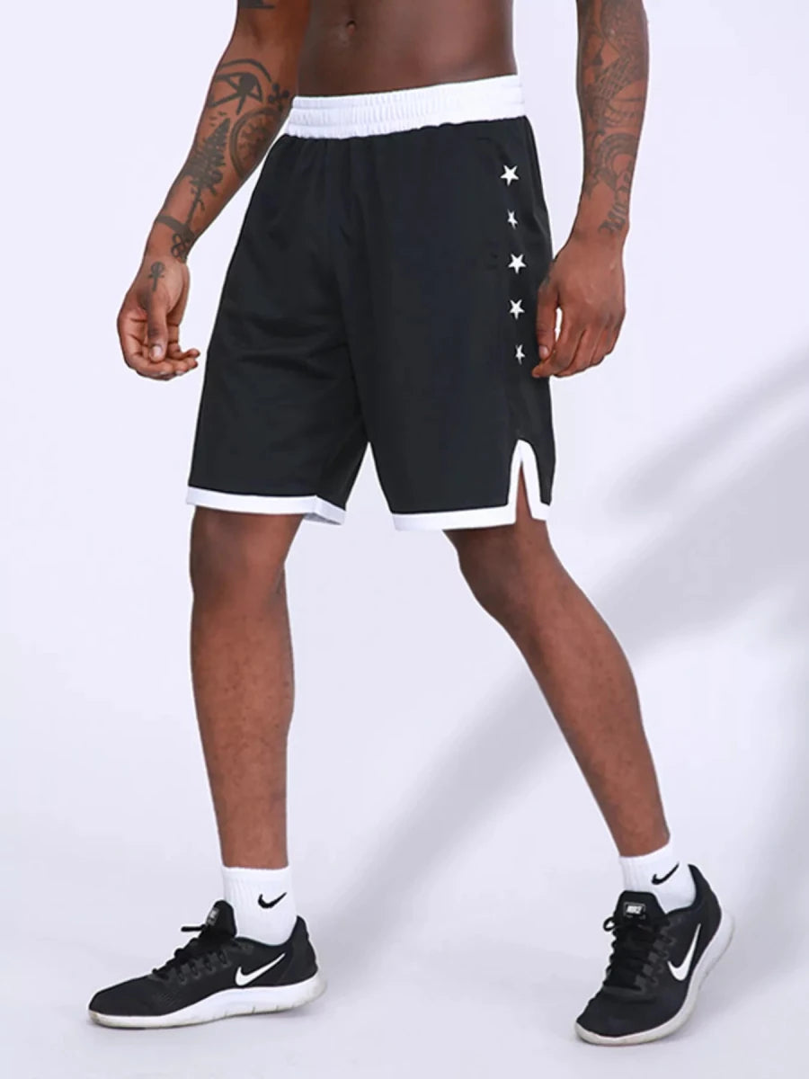 Men's Star Print Breathable Active Shorts - Premium Fitness & Activewear for Men & Women|UK