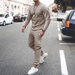 Men's Tracksuit Jogger Set - 2 Piece Set with Customization Options for Gym, Running & Leisure - Allen-Fitness