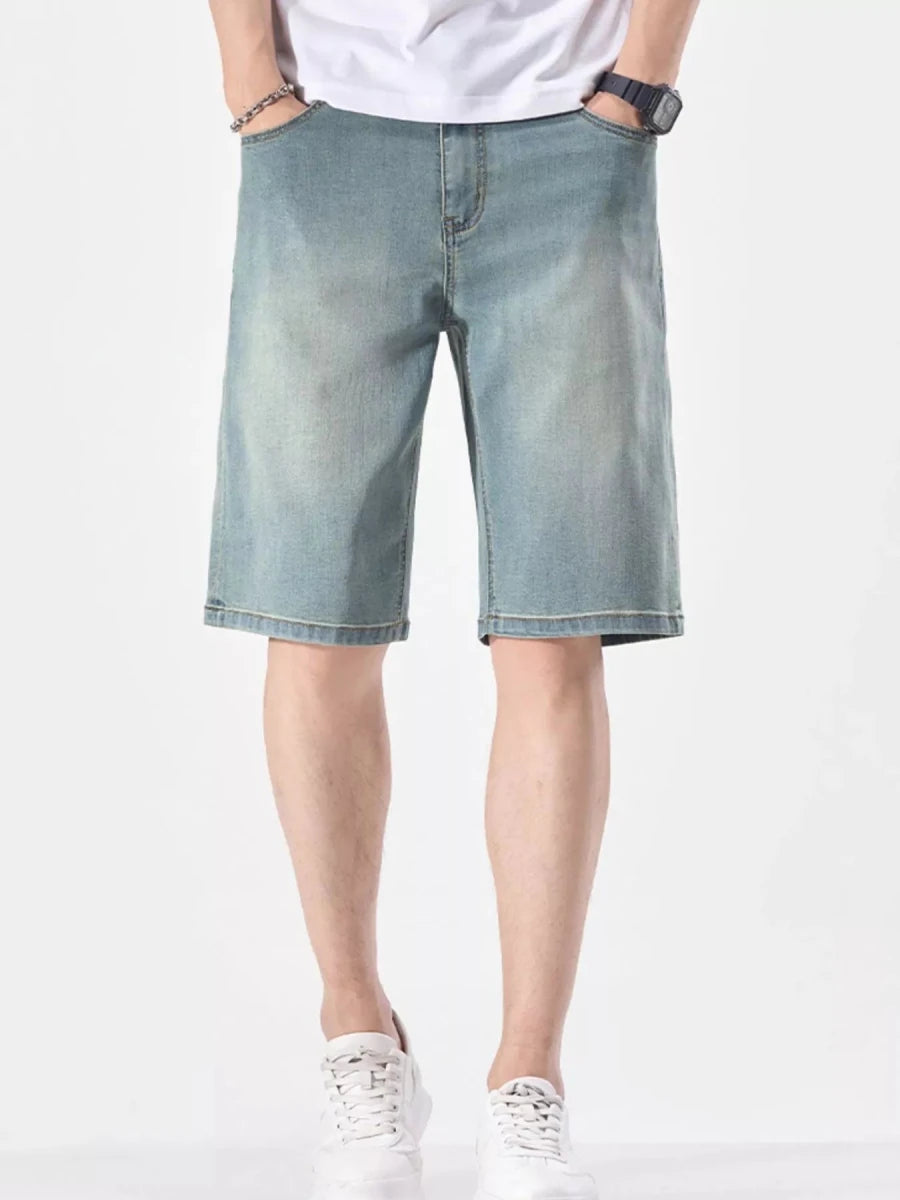 Men's Wash Casual Denim Shorts - Allen Fitness | Running Shoes, Leggings & Activewear UK