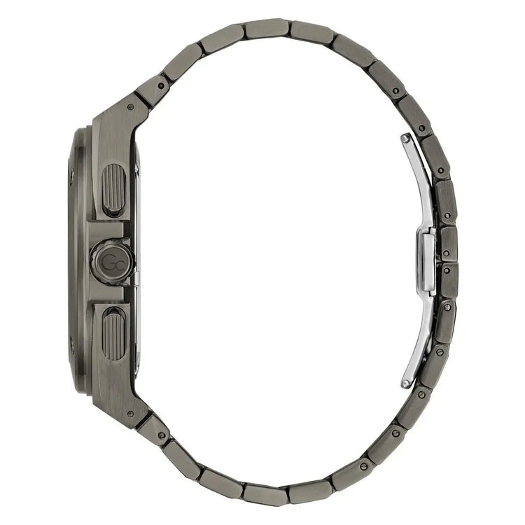 Men's Watch GC Watches Z33003G5MF - 44mm Grey Stainless Steel Quartz Wristwatch, 10 ATM Water Resistant - Allen-Fitness