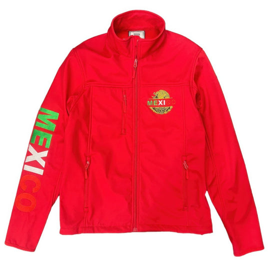 Red jacket with &