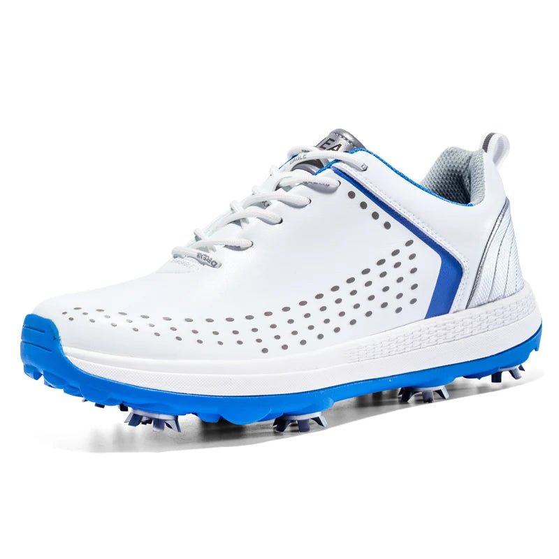 Microfiber Leather Golf Shoes Non - slip Rotation Shoelace Golf Shoes for Men - Allen - Fitness