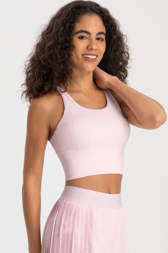 Millennia Crisscross Back Ladder Detail Sports Bra - Premium Fitness &amp; Activewear for Men &amp; Women|UK