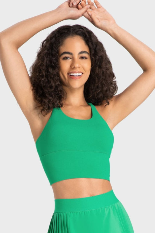 Millennia Crisscross Back Ladder Detail Sports Bra - Premium Fitness &amp; Activewear for Men &amp; Women|UK