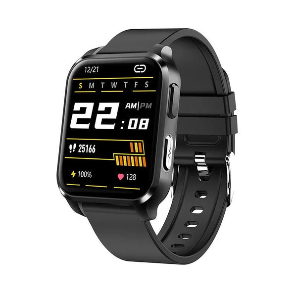 Multifunctional Health Smartwatch with ECG, Heart Rate, Blood Pressure, and Temperature Monitoring