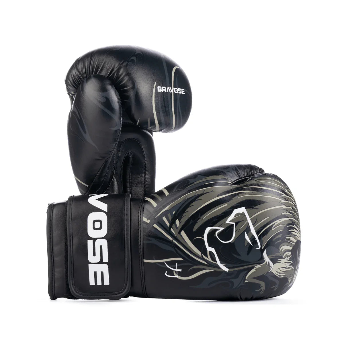Nemesis Phoenix Boxing Gloves - 100% PU Leather, IMF Padding, Ideal for Entry-Level Sparring - Allen-Fitness