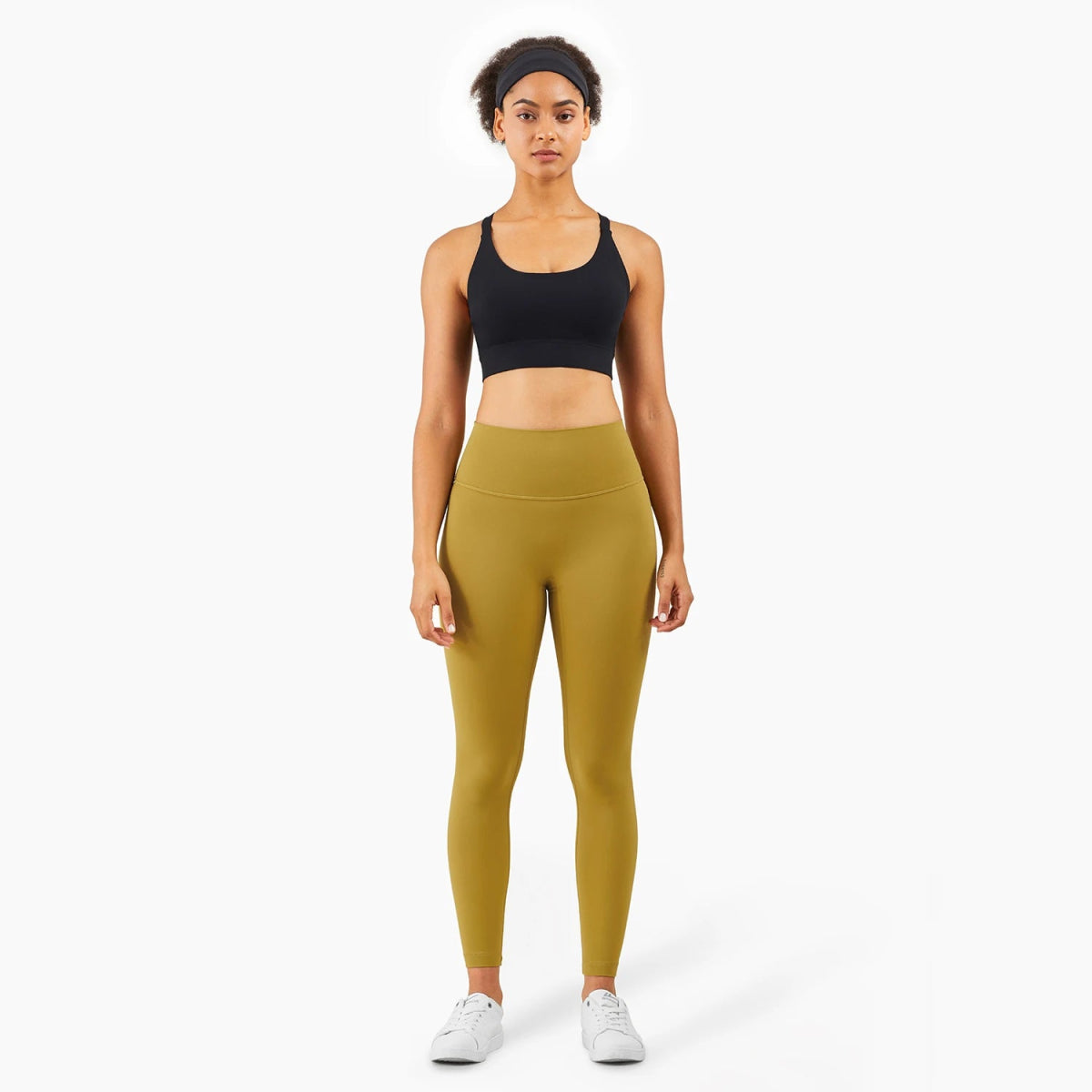 Women Yoga Pants Set with Hollow Adjustable Buckle and Super Soft Fabric.
