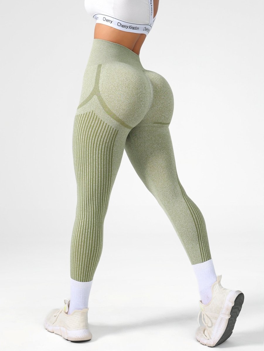 New Cross-border Sports Tights Seamless Women's Sports Yoga Hip Lifting Leggings Outer Wear High Waist Slimming Yoga Pants - Premium Fitness & Activewear