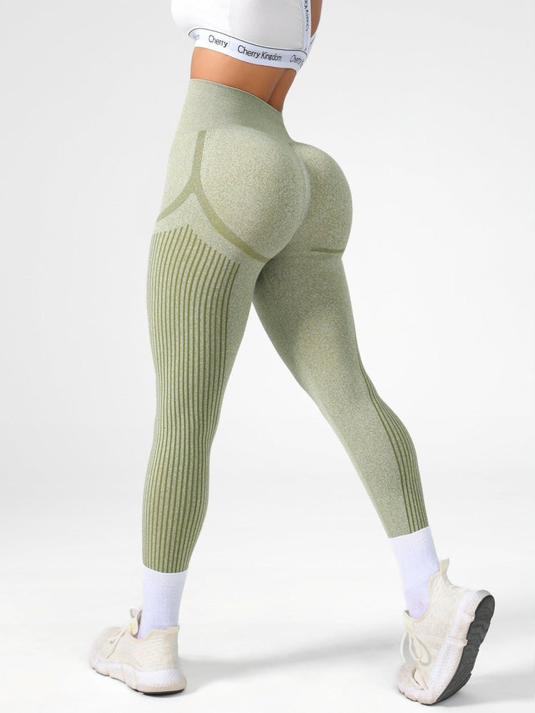New Cross-border Sports Tights Seamless Women's Sports Yoga Hip Lifting Leggings Outer Wear High Waist Slimming Yoga Pants - Premium Fitness & Activewear