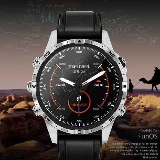 New GT45 Smart Watch Bluetooth Calling - Waterproof, Heart Rate &amp; Blood Pressure Monitor - Allen-Fitness