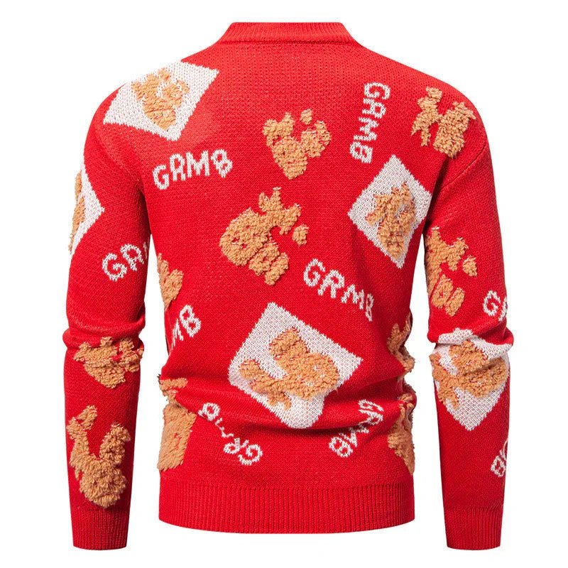 New Knitwear Half Turtleneck Fashion Sweater Men - Stylish, Cozy &amp; Versatile for All Occasions - Allen-Fitness