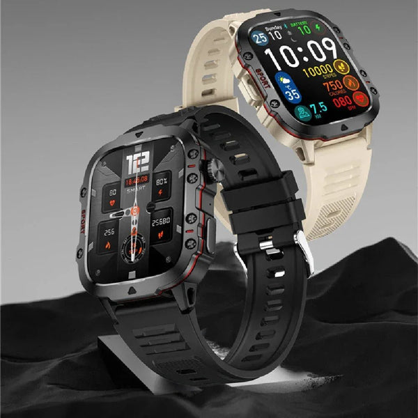 New QX11 Smart Bluetooth Watch - Health Tracking, Notifications, Touchscreen, USB Charging