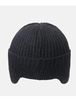 Winter Men Hat - Warm Knitted Cap with Ear Protection, Windproof Visor & Thick Scarf for Outdoor Activities - Allen-Fitness