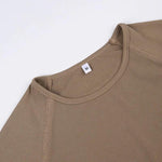 New Women's Crop Top Set - 2 Piece Fitness Tracksuit with Short Sleeve and Stylish Design - Allen-Fitness