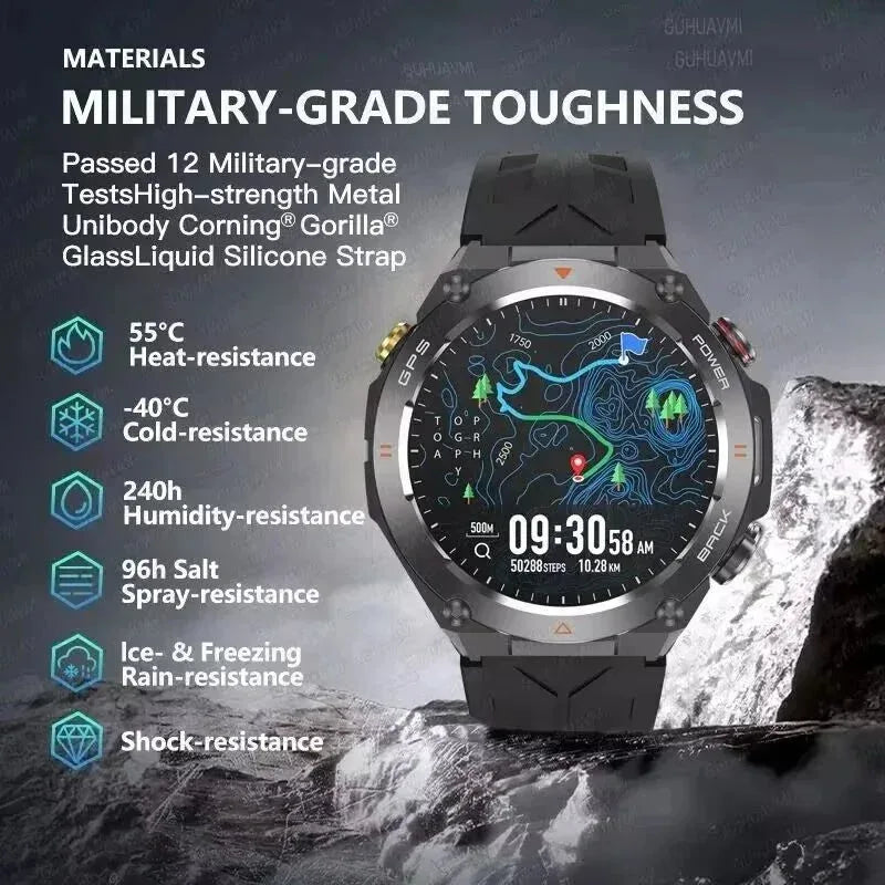 NNEOBA Waterproof Sports Smart Watch Pink - Bluetooth Calling, Heart Rate &amp; Health Tracker - Allen-Fitness