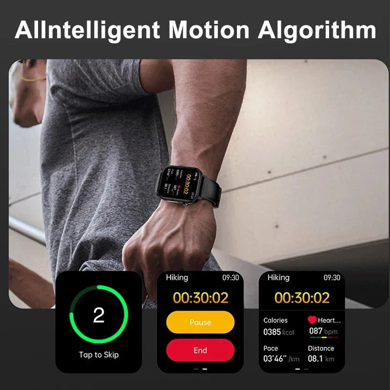NNEOBA Medical Grade Smart Watch Black - Allen - Fitness